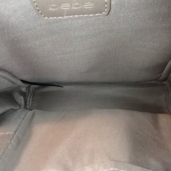 Bebe Mini Taupe Backpack w/ Gold Studs - Picture 8 of 9